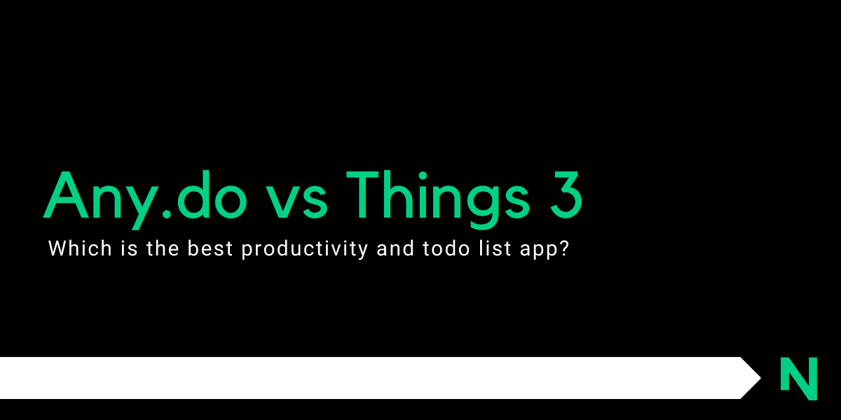 Any.do vs Things 3: Which Is The Best Todo List App?